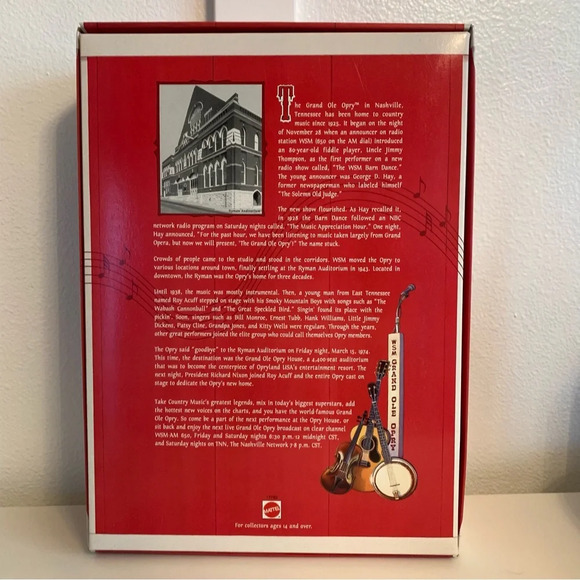 VTG Country Rose Barbie Doll Grand Ole Opry Collection 1st In Series 1997 #17782 - Picture 9 of 14